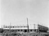 Ivanićgradska ulica. Dom zdravlja u izgradnji 1955. godine
